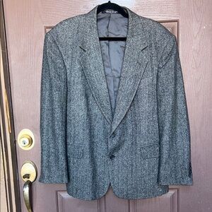 Elegant Charcoal Men's Blazer